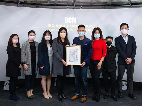 BCM awarded ISO 2022