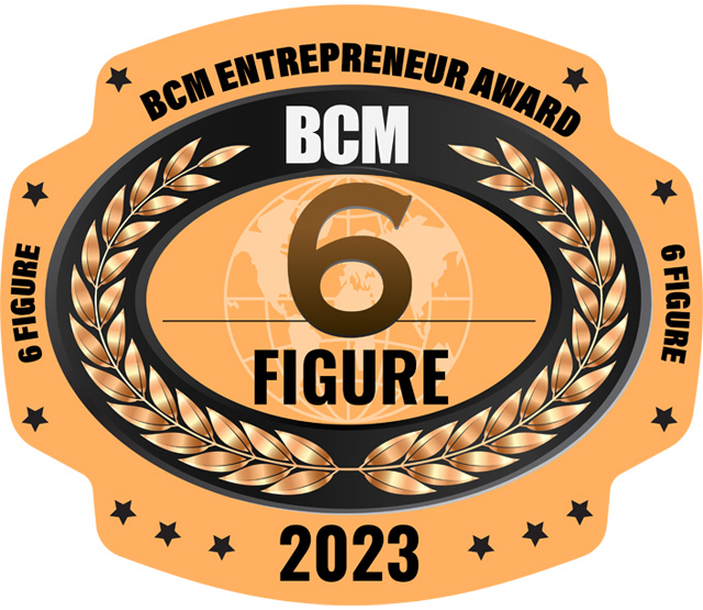 Entrepreneur Award 6 Figure Logo
